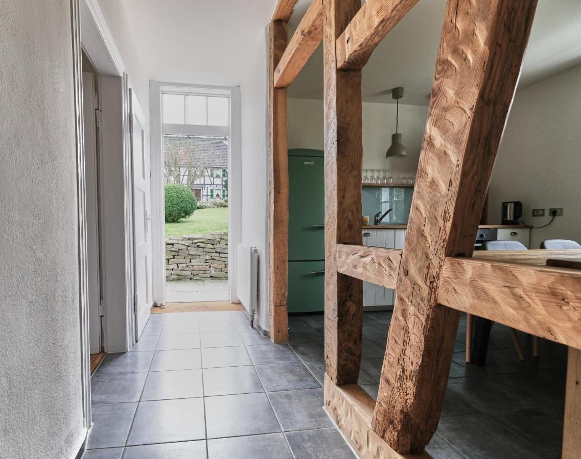 Ferienwohnung Im Fachwerkhof 'Haus In Bewegung' Seelscheid Exterior foto